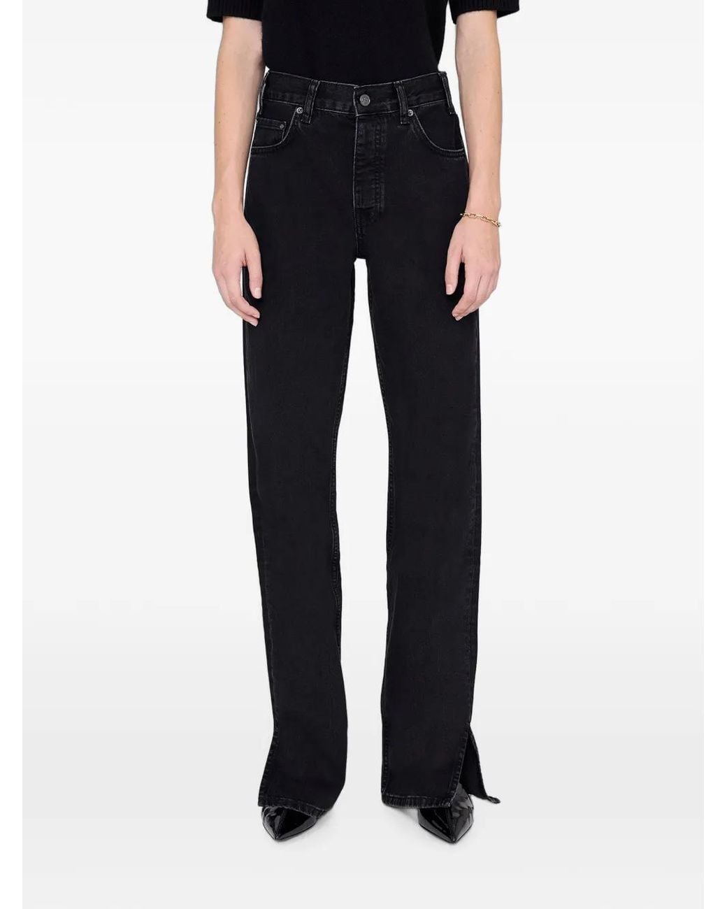 Anine Bing Black Roy Jeans 31"