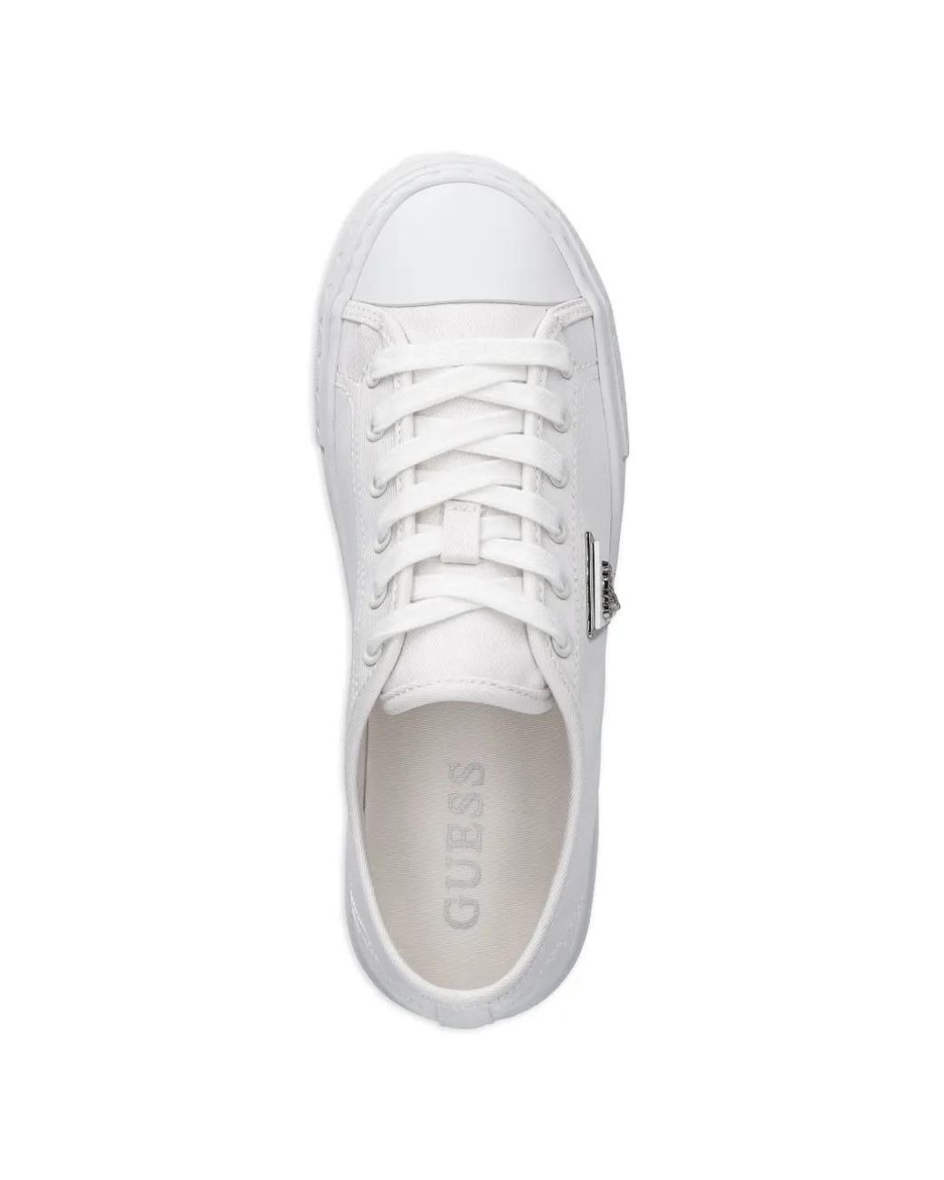 Guess White Joezi Logo Sneakers