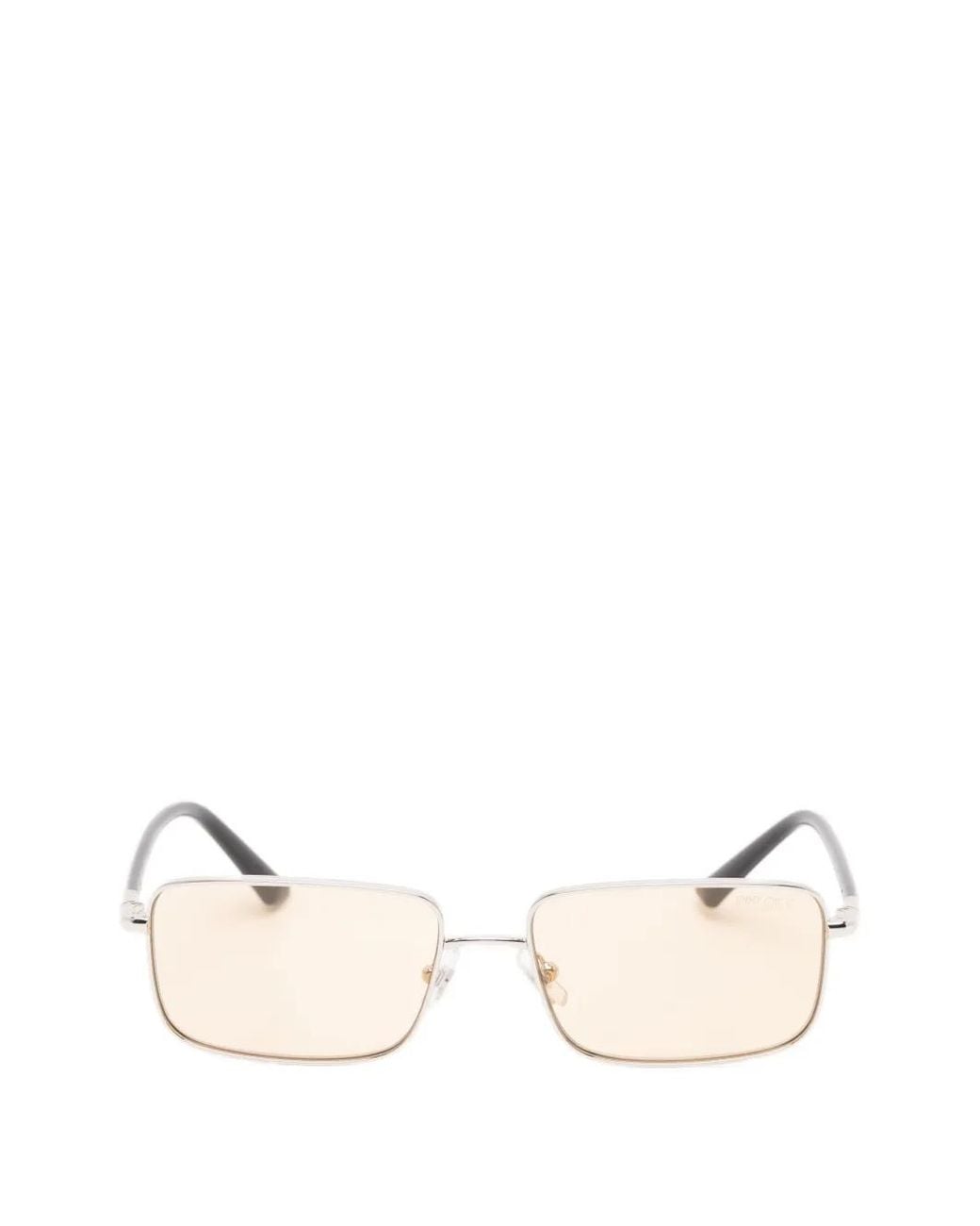 Jimmy Choo Natural Rectangle-Frame Sunglasses