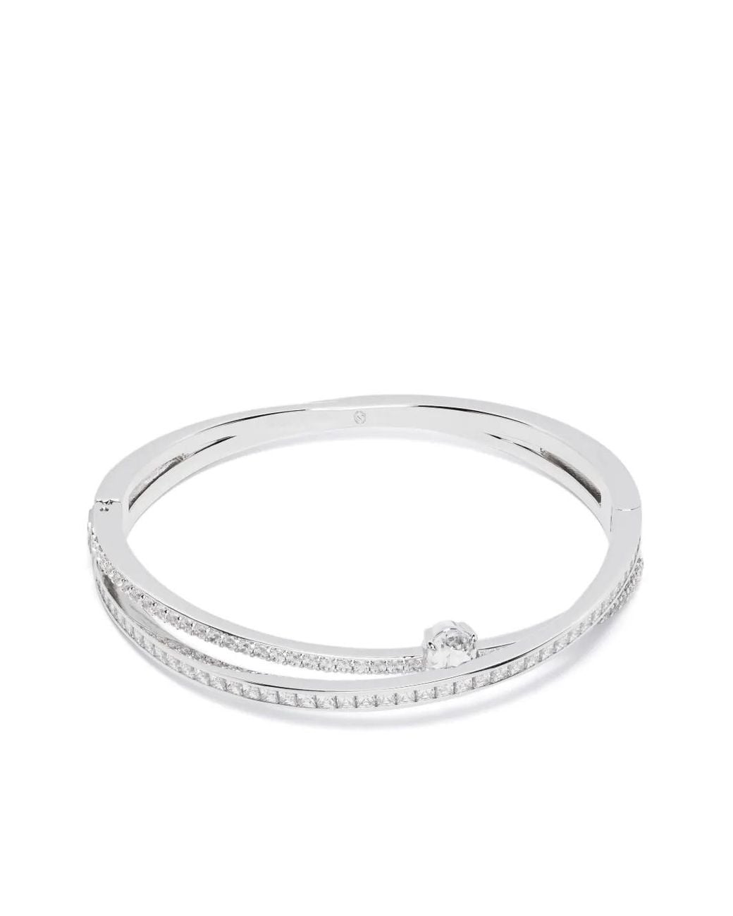 Swarovski White Hyperbola Bangle Bracelet