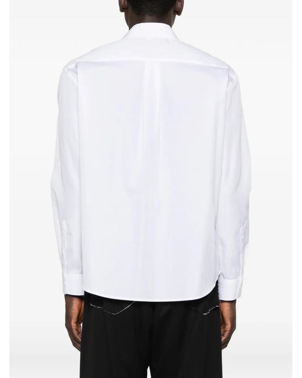 Simone Rocha White Pearl-Embellished Shirt for men