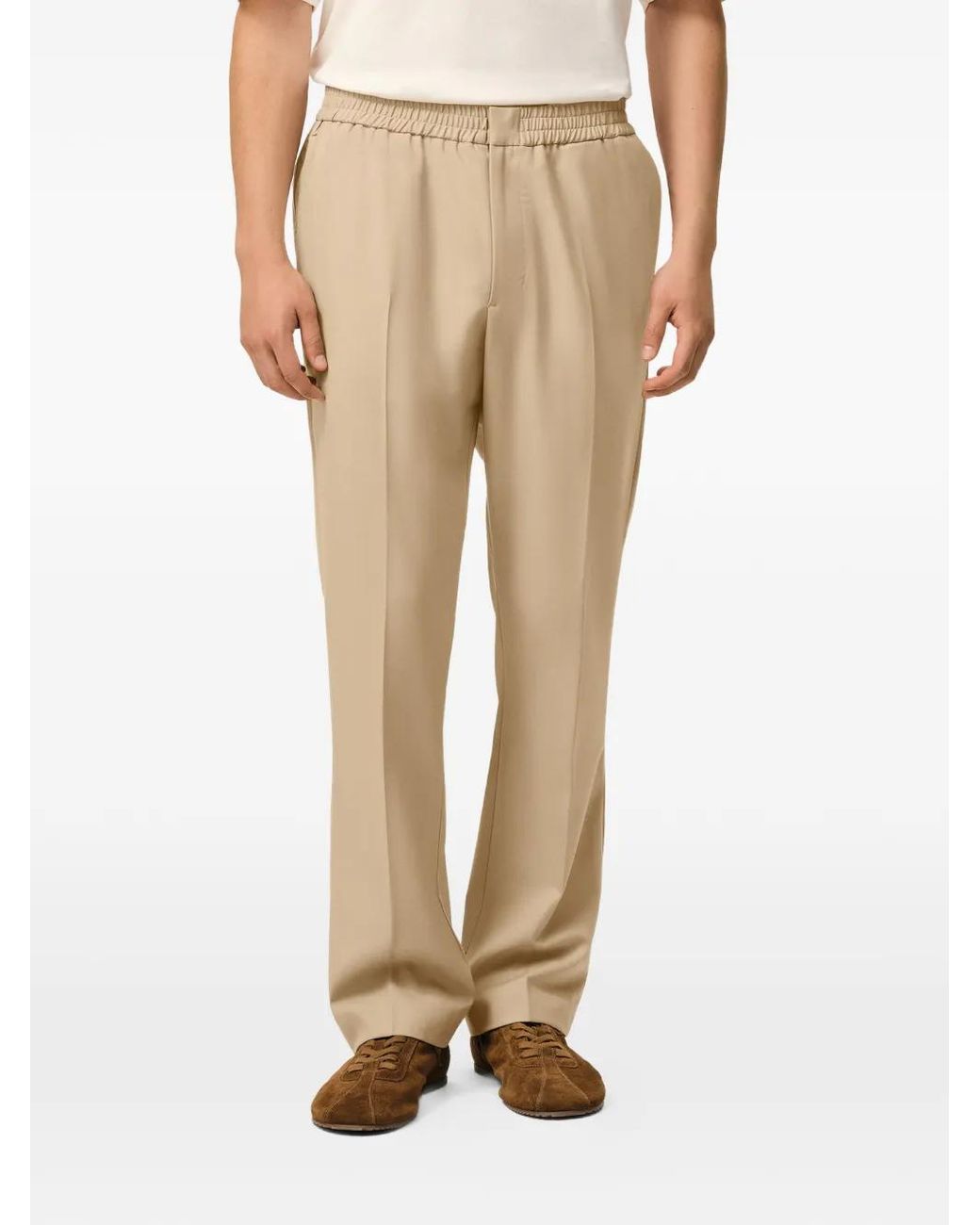 AMI Natural Elasticated Waist Trousers for men