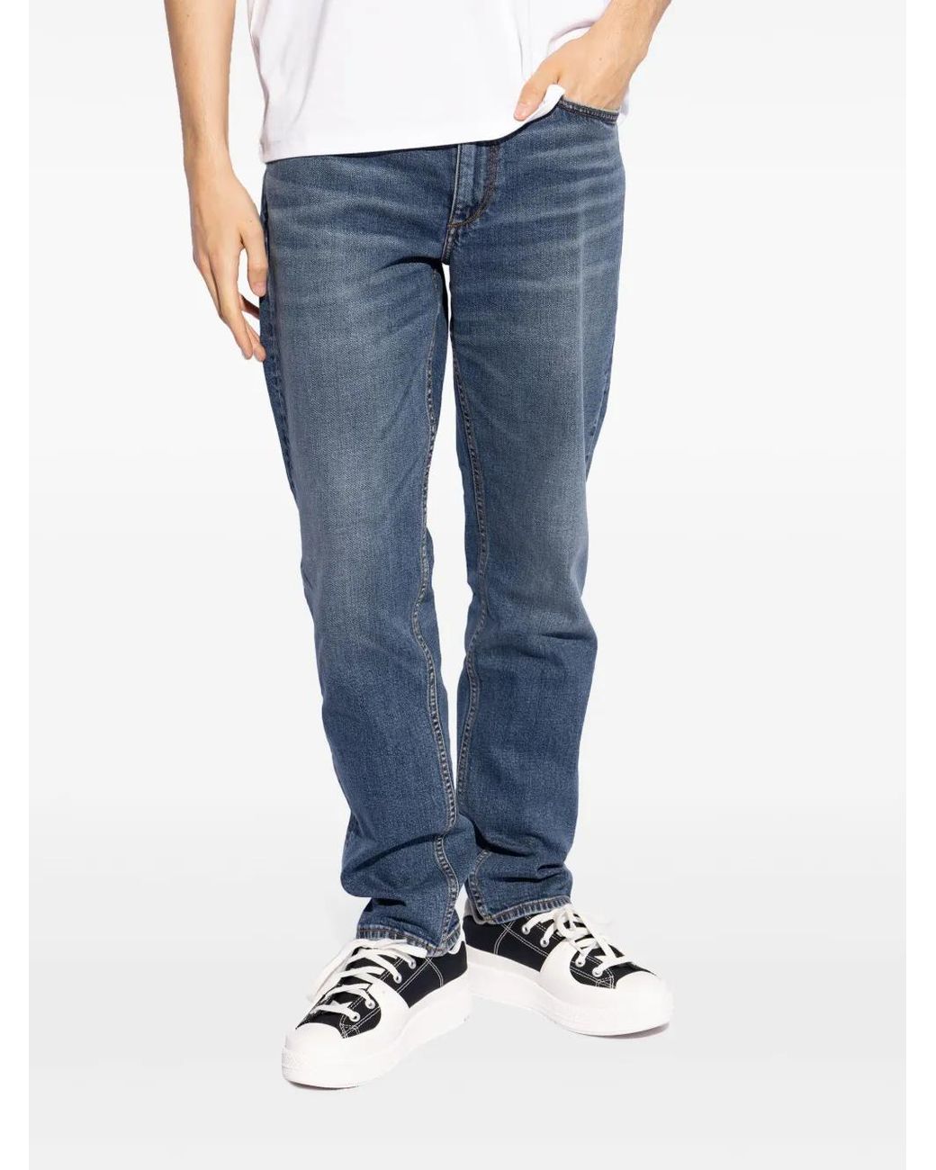 Rag & Bone Blue Jared Mid-Rise Jeans for men