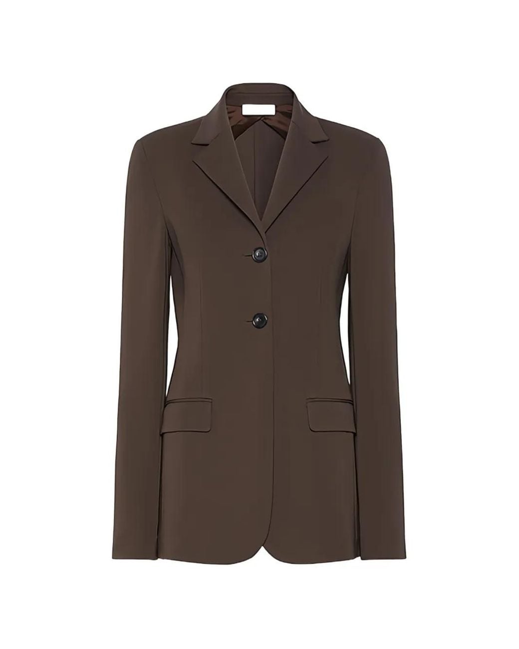 Sportmax Brown Palo Single-Breasted Blazer