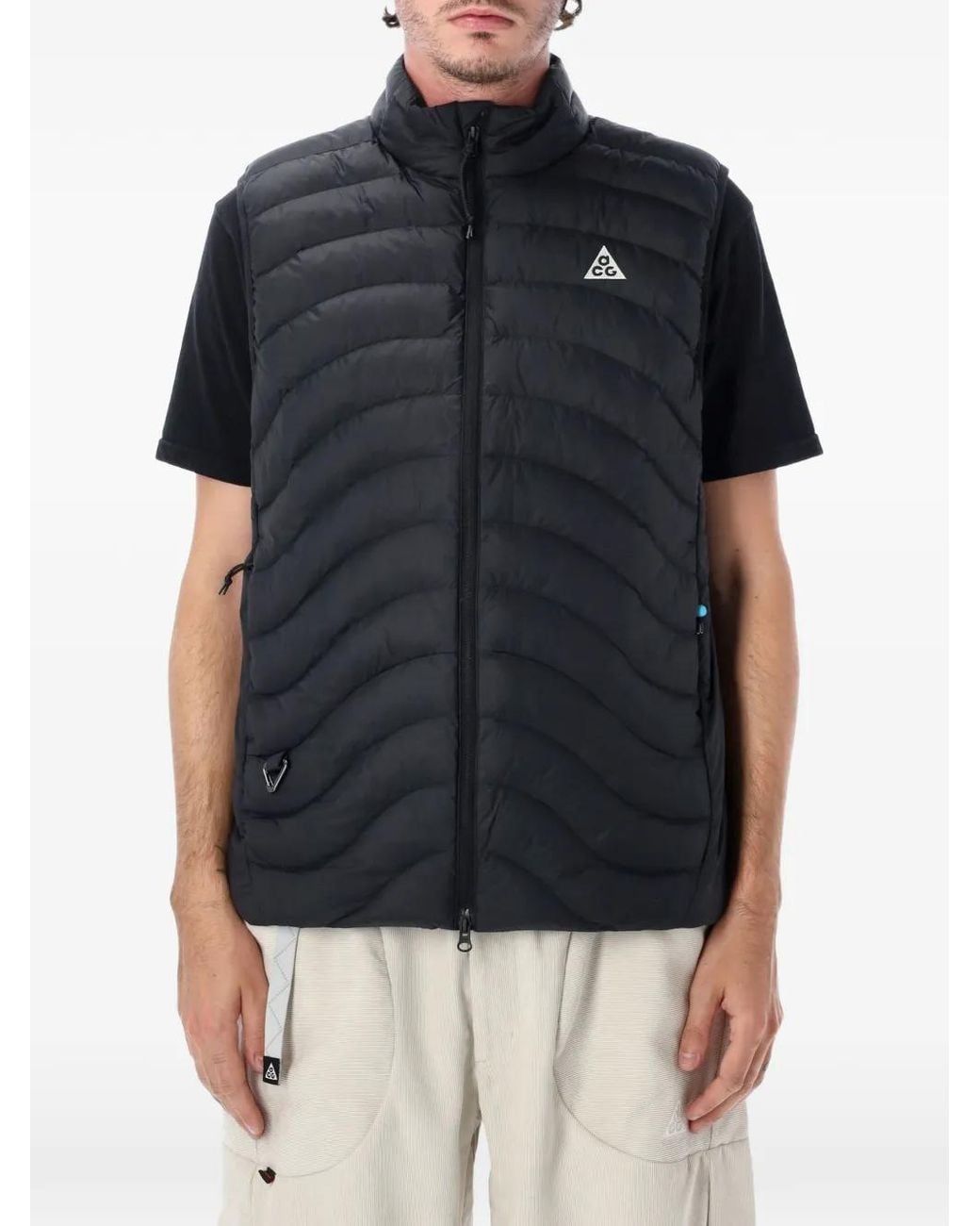 Nike Black X Acg Lava Flow Gilet for men