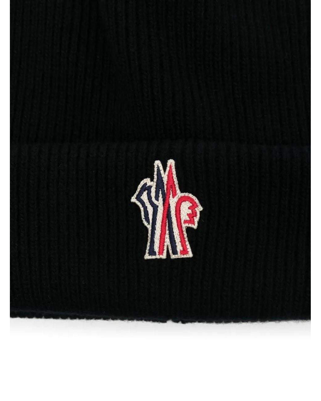Moncler Black Wool Cap