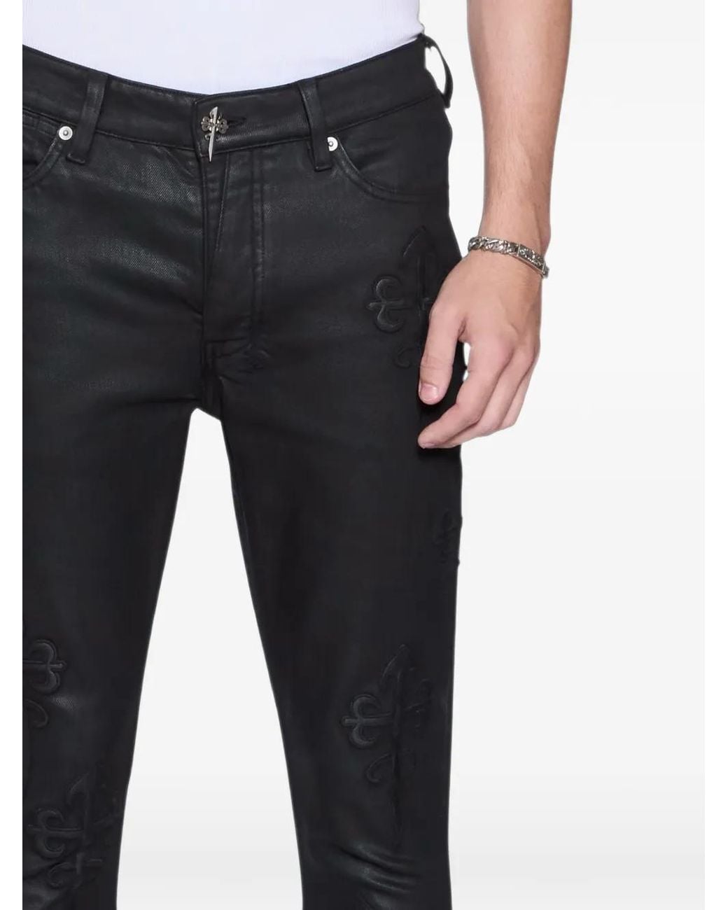 Ksubi Blue Van Winkle Backstage Applique Jeans for men