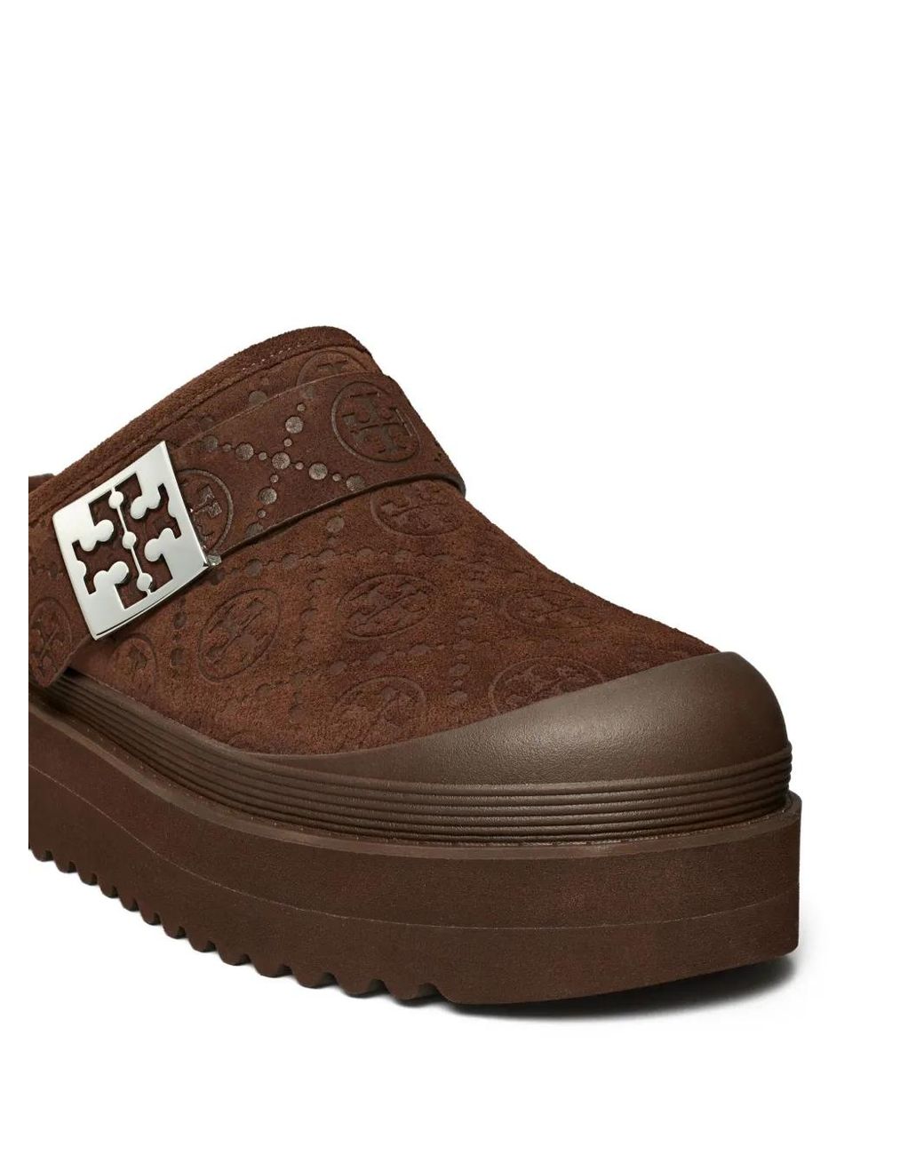 Tory Burch Brown Mellow Platform Mule