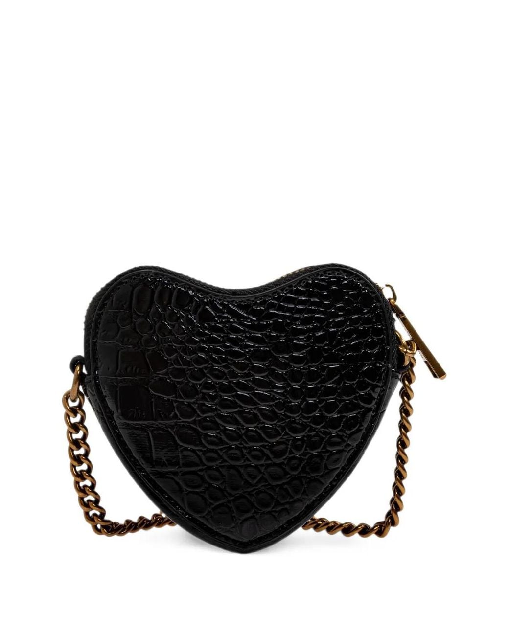 Kurt Geiger Black Micro Heart Crossbody