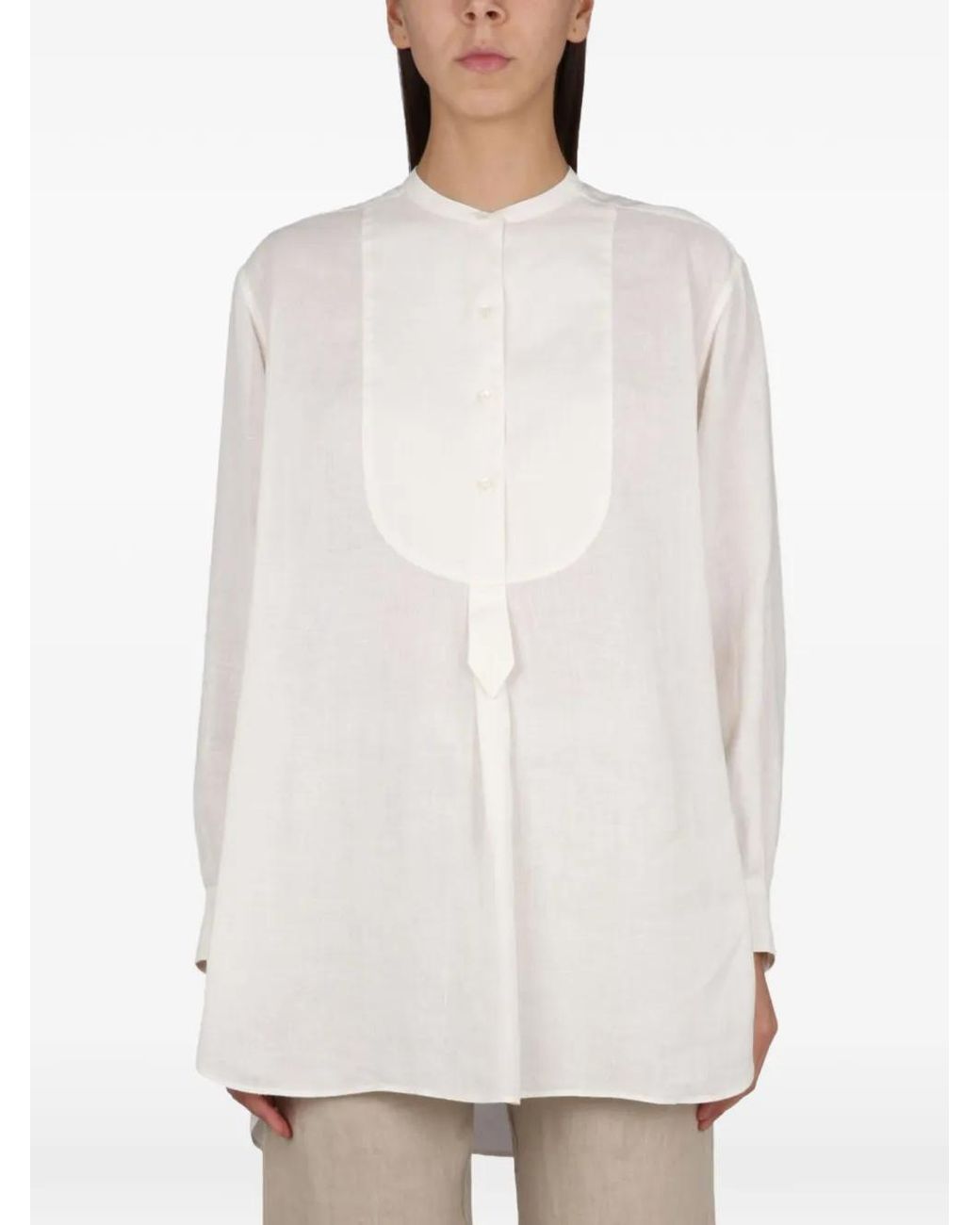 Blouse Boutonnée Aspesi en coloris White