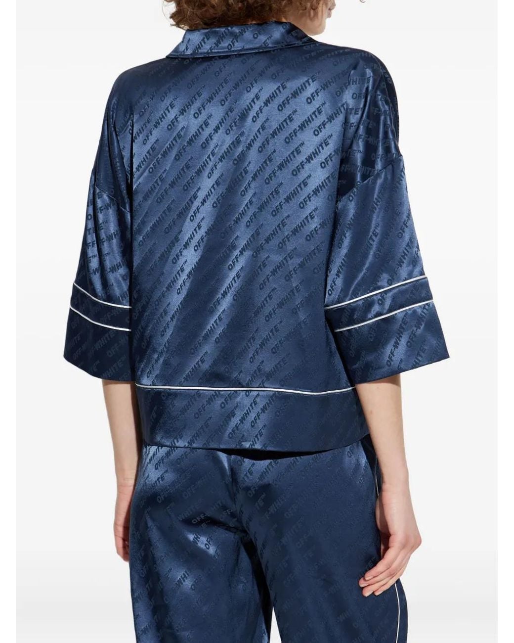 Off-White c/o Virgil Abloh Blue Shirts