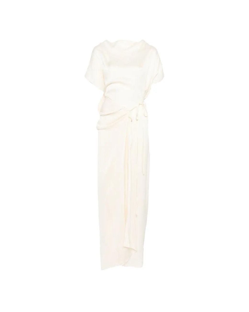 Bondi Born White Tie Side Maxi Dress