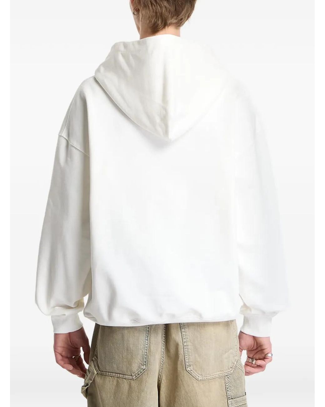 Prosto. White Grade Logo-Print Hoodie for men