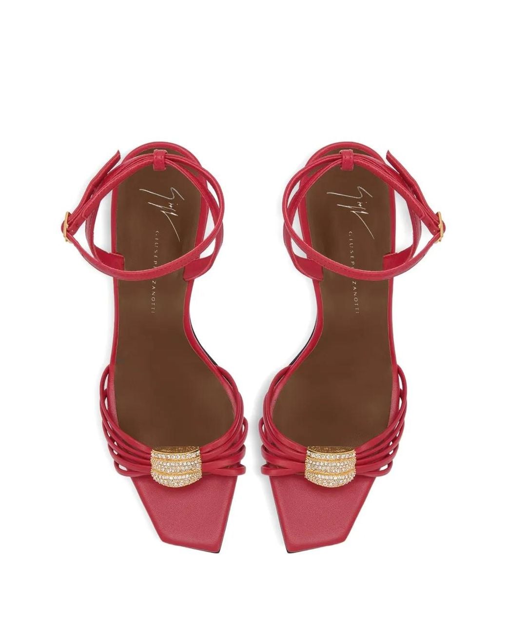 Giuseppe Zanotti Red Sunset Glow 105 Sandals