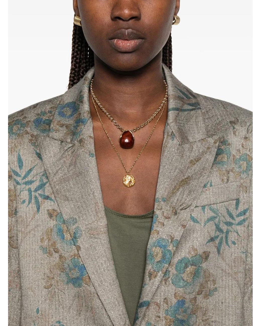 Forte_forte Gray Le Bambou Secret Single-Breasted Blazer