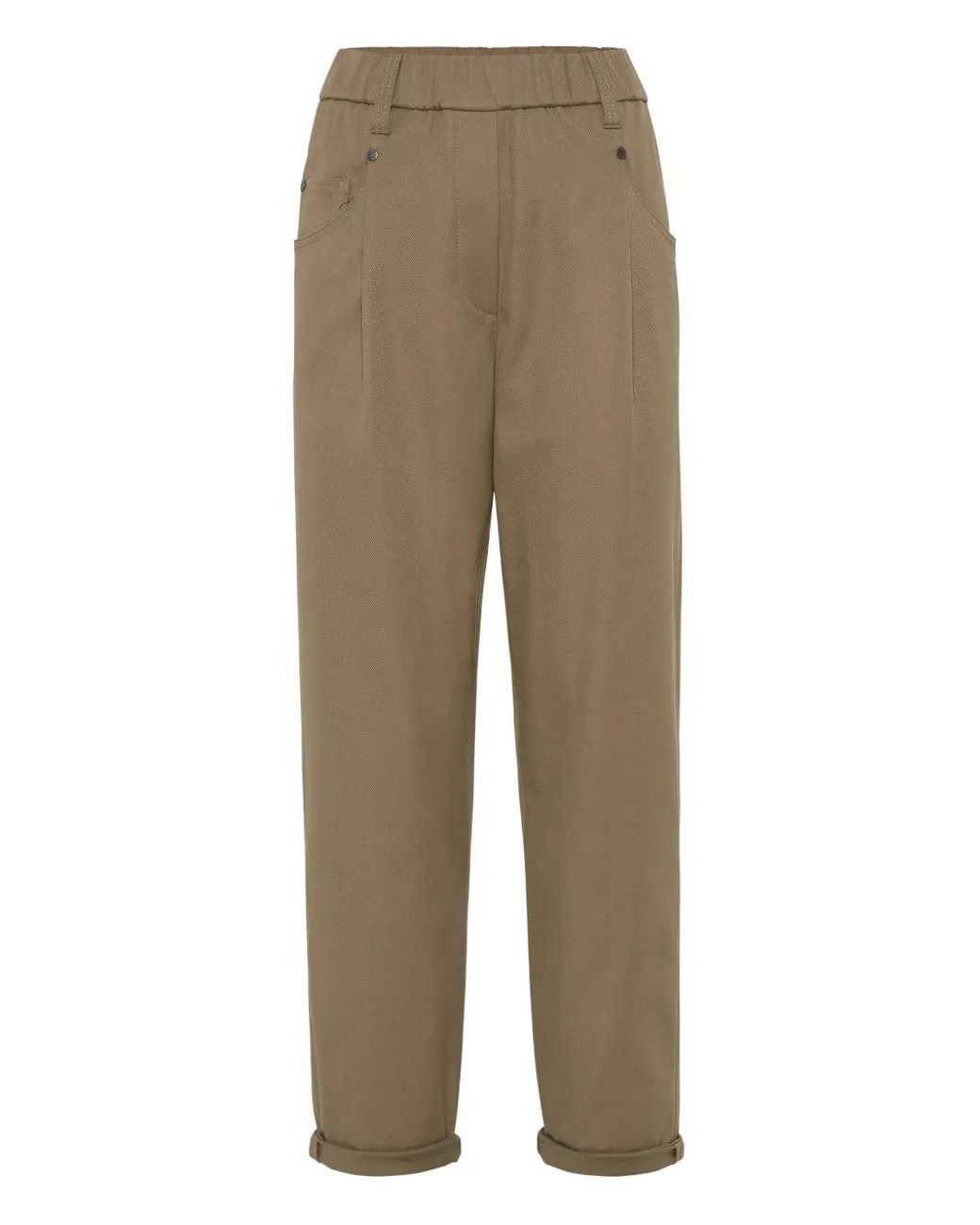 Brunello Cucinelli Natural Trousers