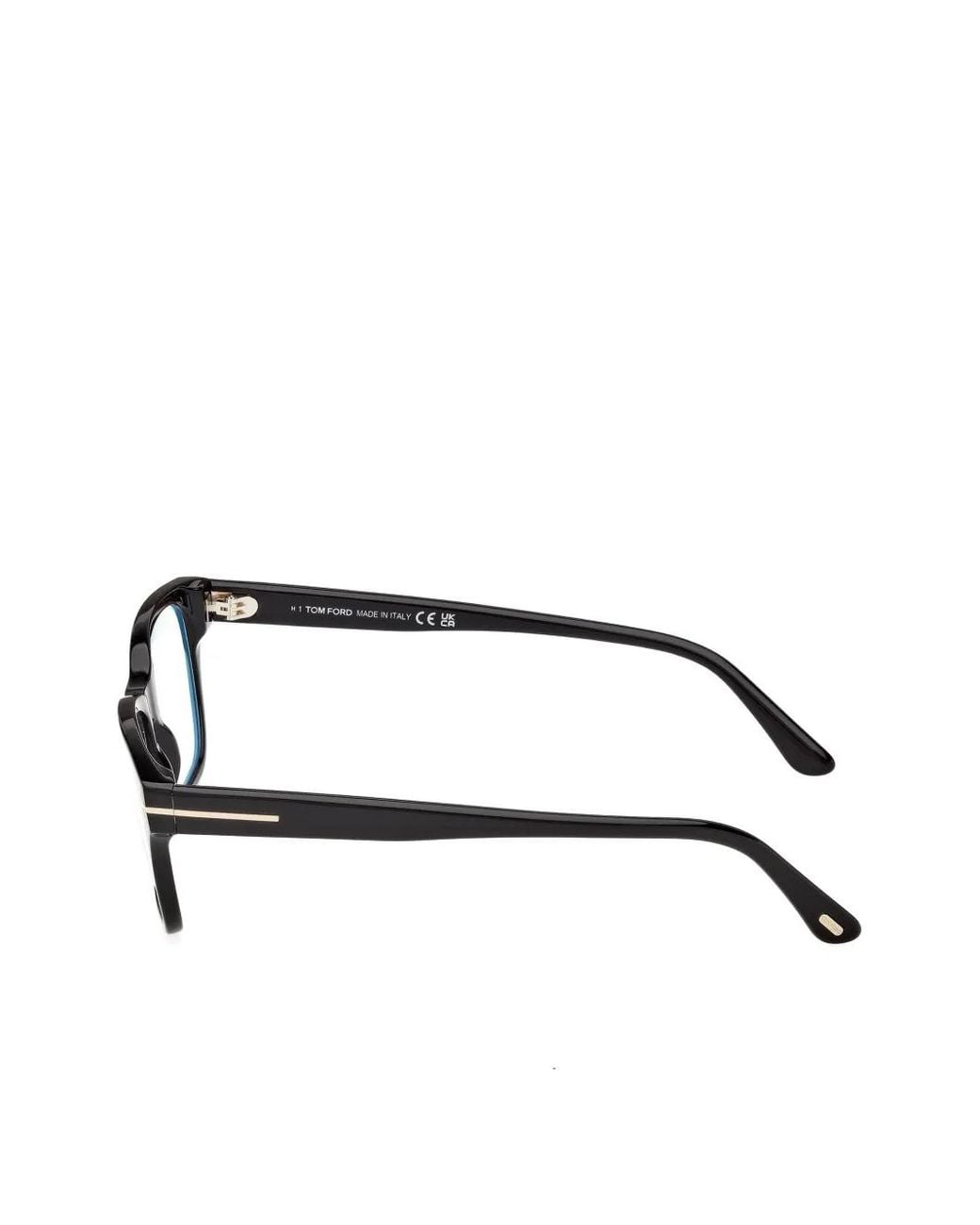 Tom Ford Black Browline Glasses for men
