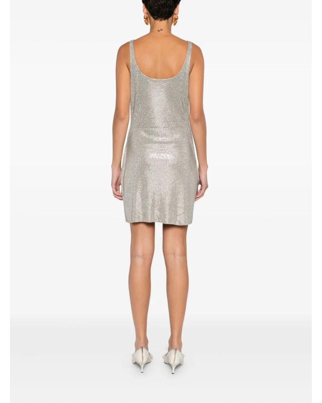Alexander Wang Gray Sleeveless Mini Dress