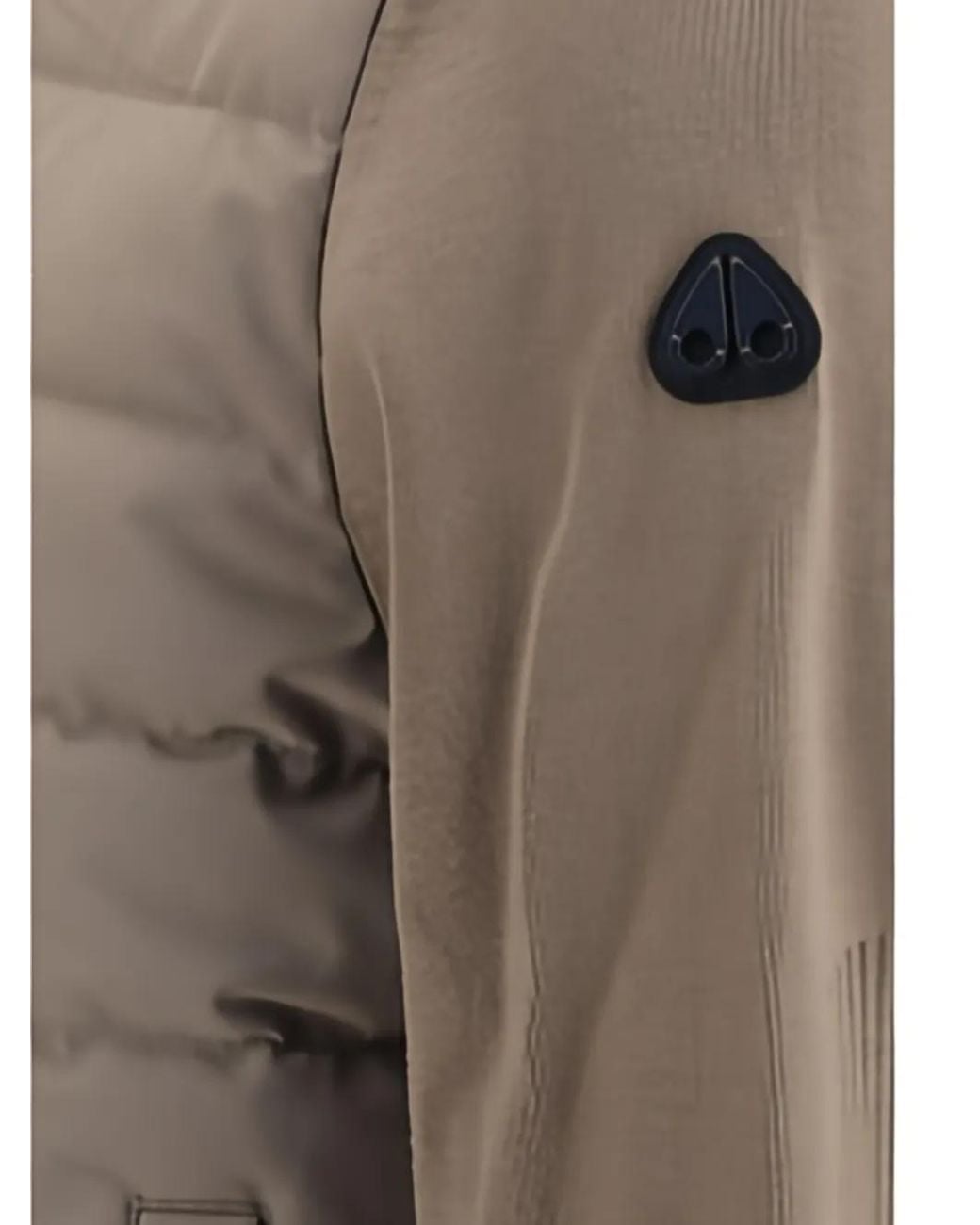 Moose Knuckles Gray Kamet Hybrid Knitted Down Jacket for men