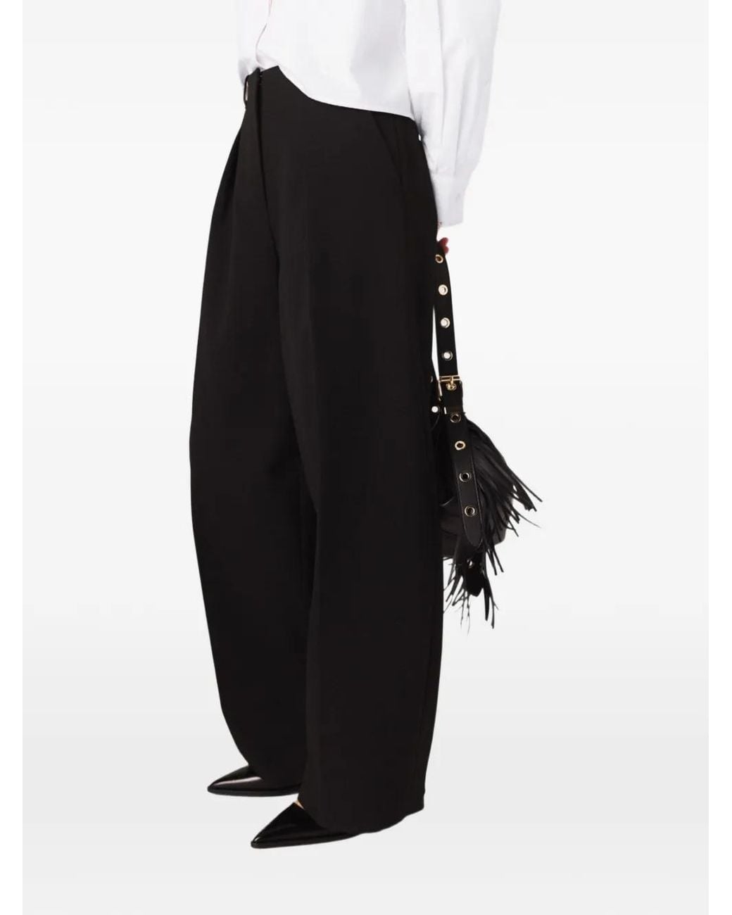 Maje Blue Balloon Suit Trousers