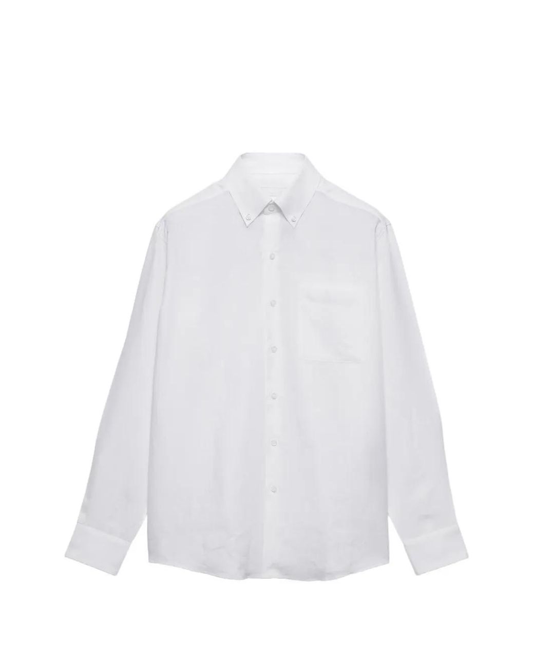 Prada White Linen Shirt for men