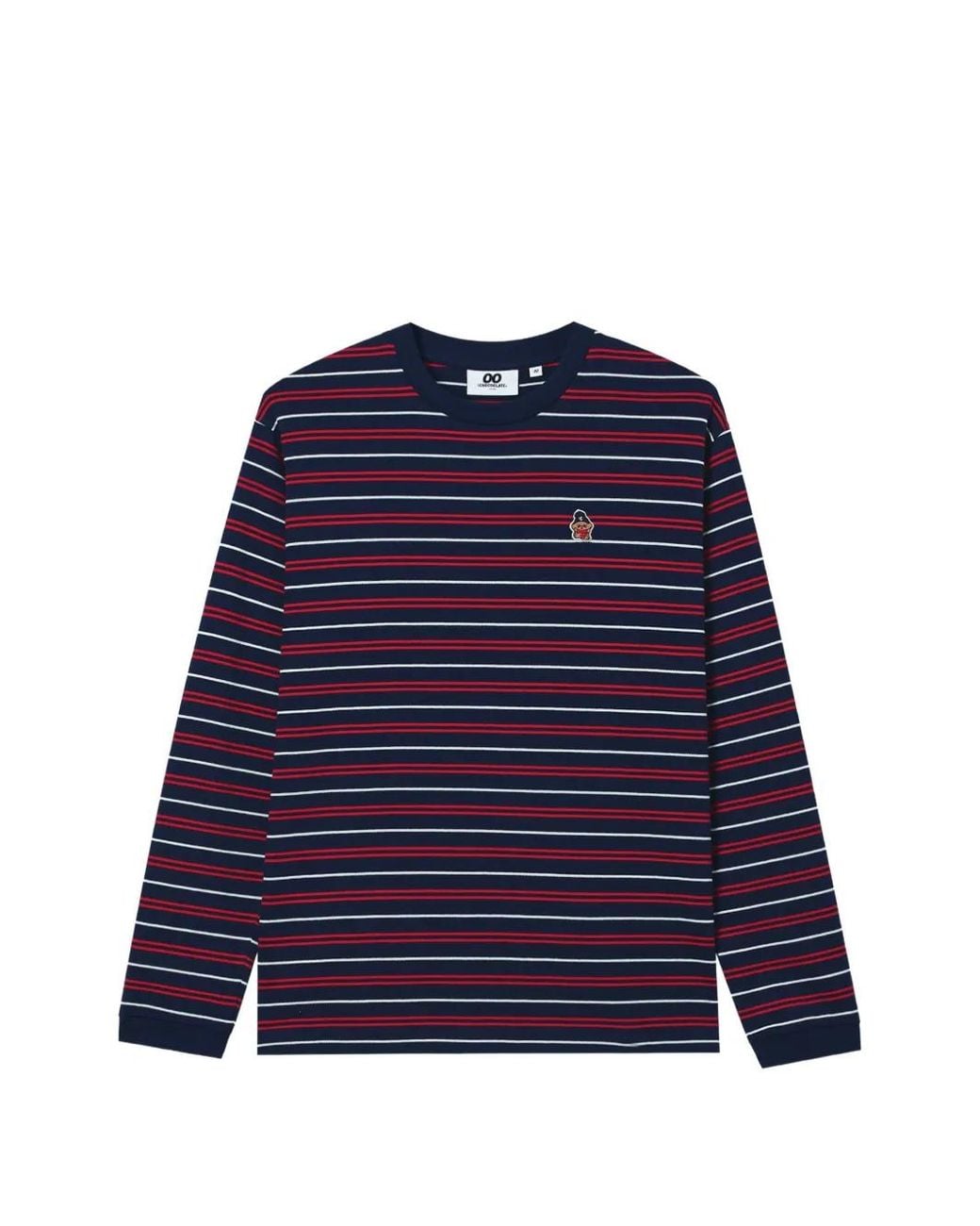 Chocoolate Blue Striped Long-Sleeve T-Shirt