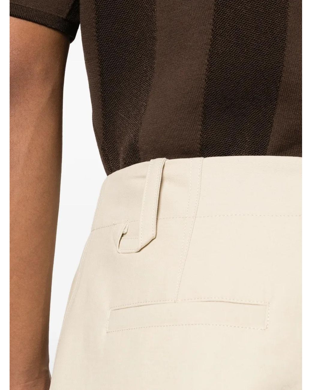 Jacquemus White The Pastro Pants for men