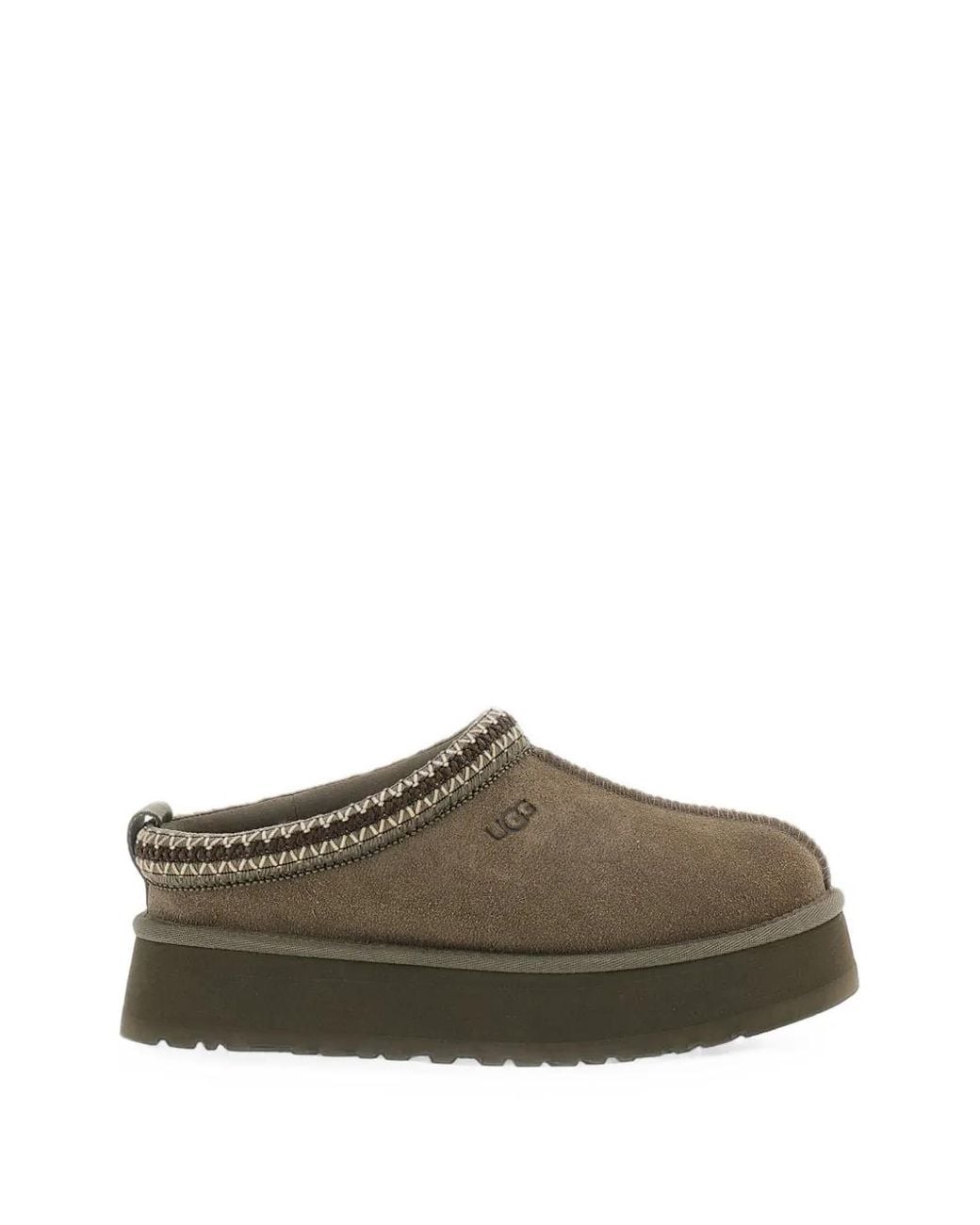 Ugg Brown Tazz Ii Suede Clogs