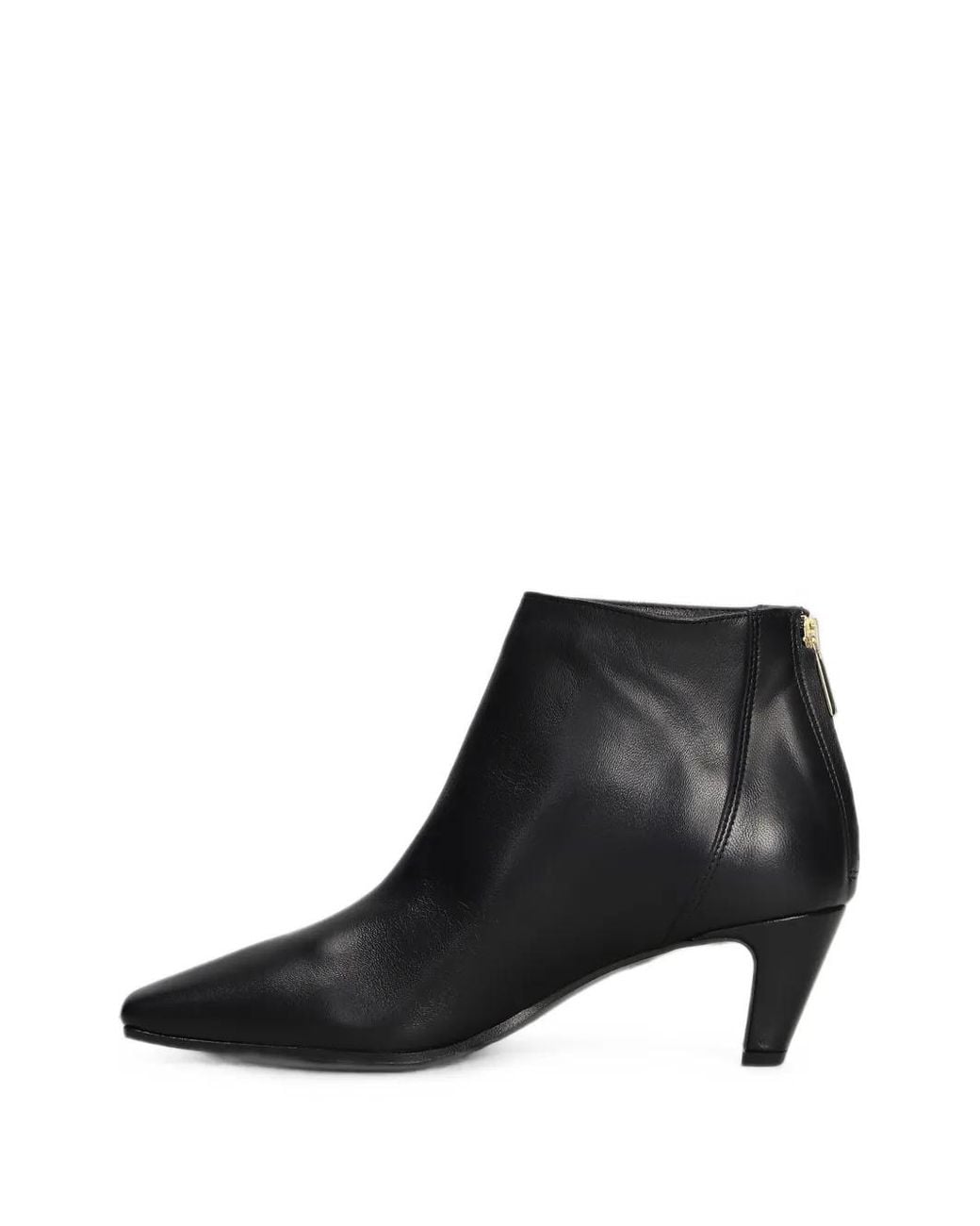 BIANCADI Black Square-Toe Ankle Boots