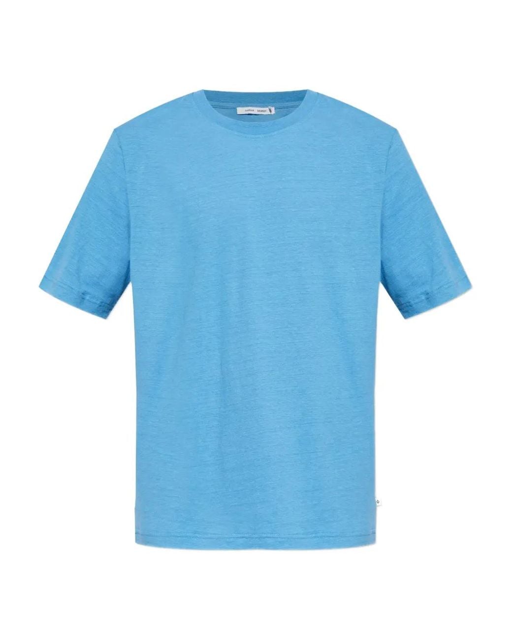 Samsøe & Samsøe Blue Saadrian T-Shirt for men