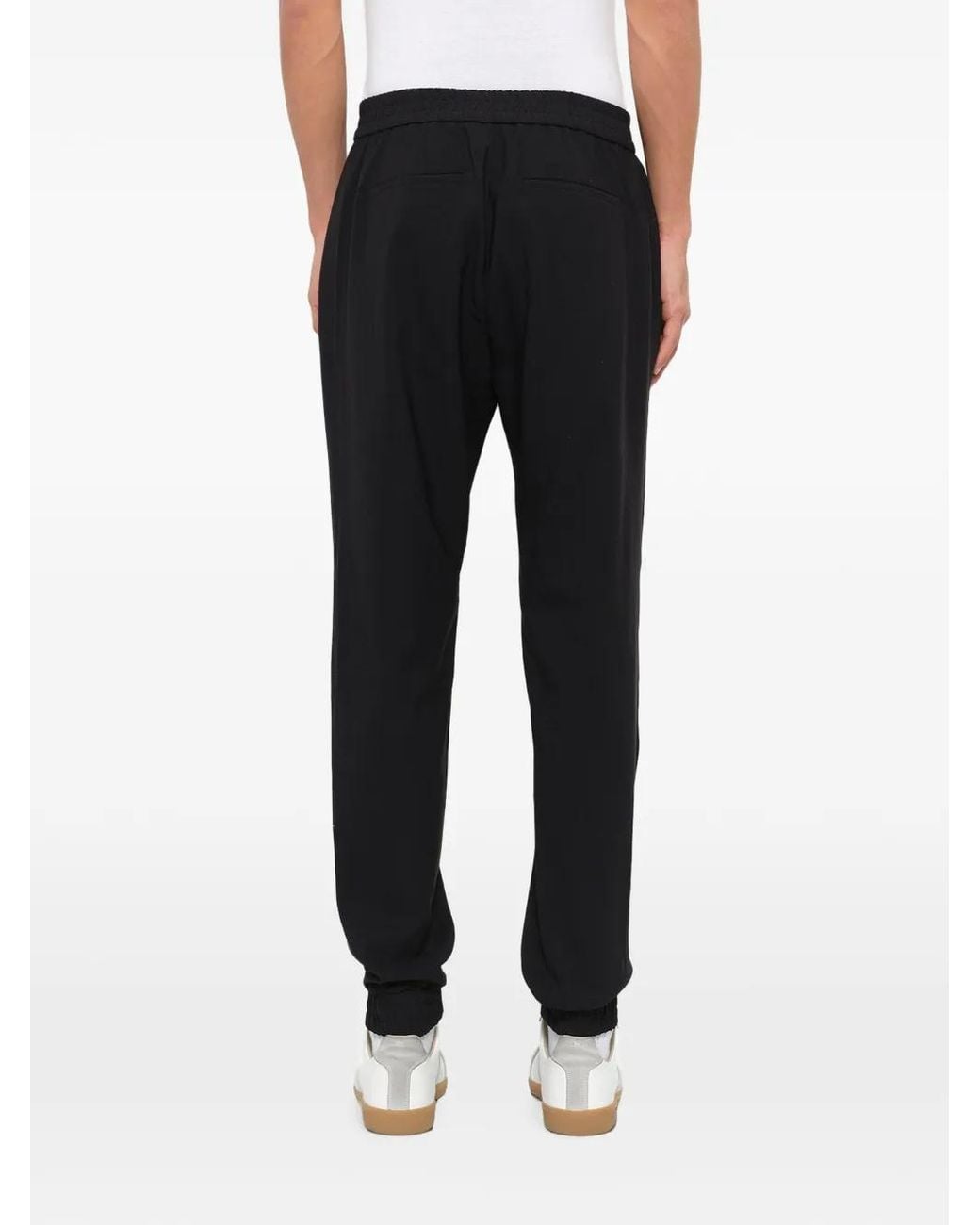 Juun.J Blue Elasticated-Cuff Trousers for men