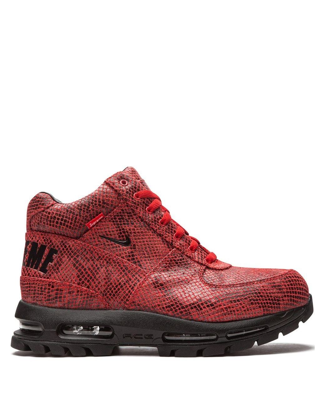 Nike X Supreme Goadome Boots in Red for Men | Lyst