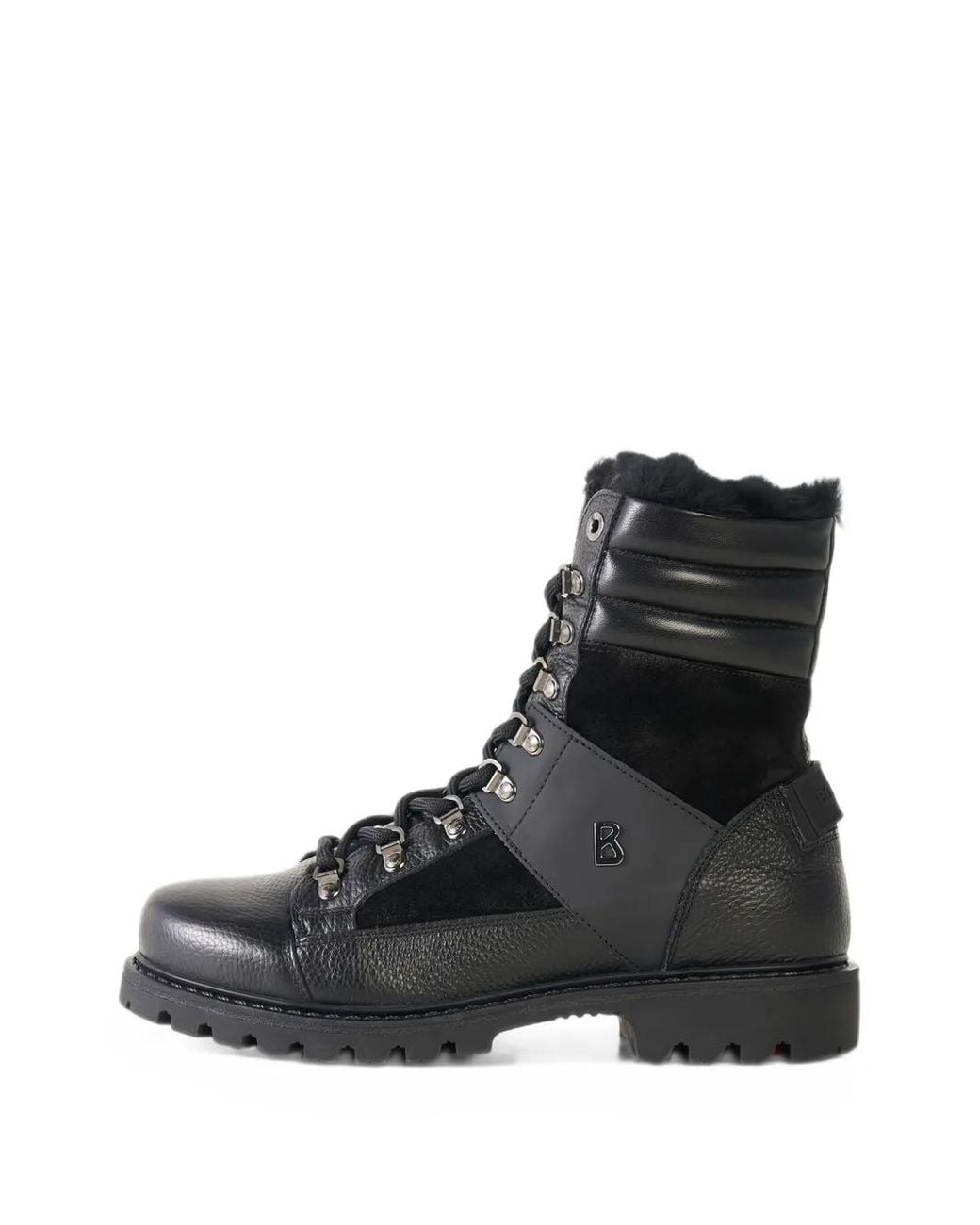 Bogner Black Helsinki Lace-Up Hiking Boots for men