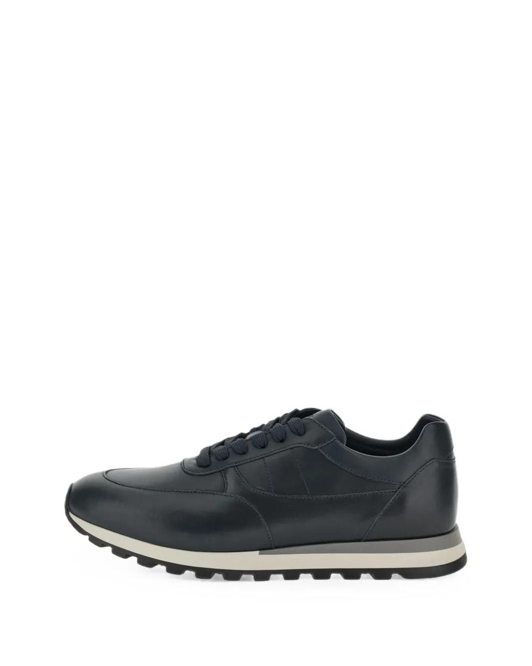 Paul & Shark Blue Soleo Leather Sneakers for men