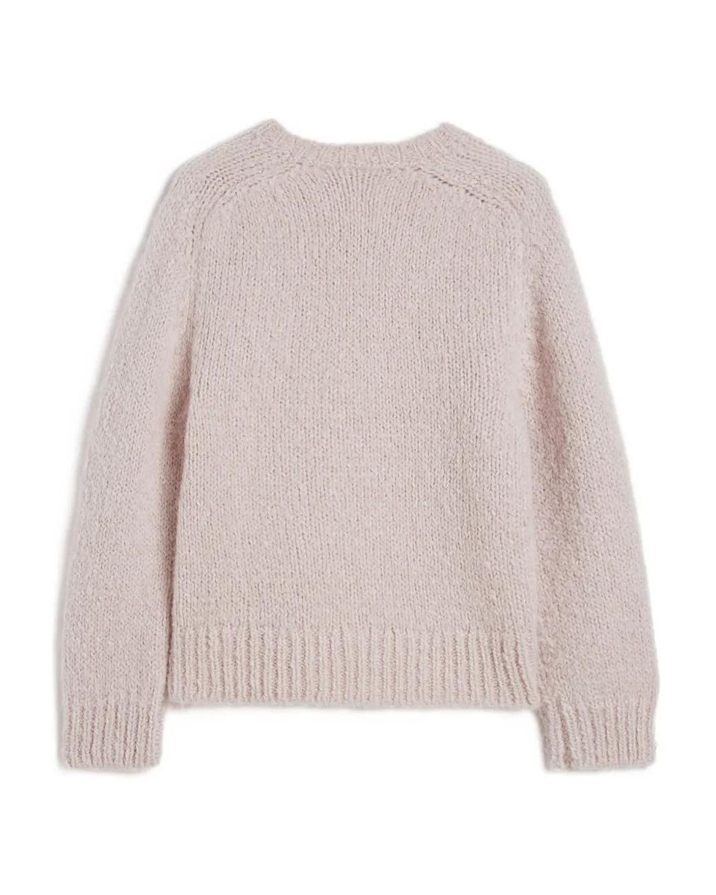 Jil Sander Natural Wool Crewneck Jumper