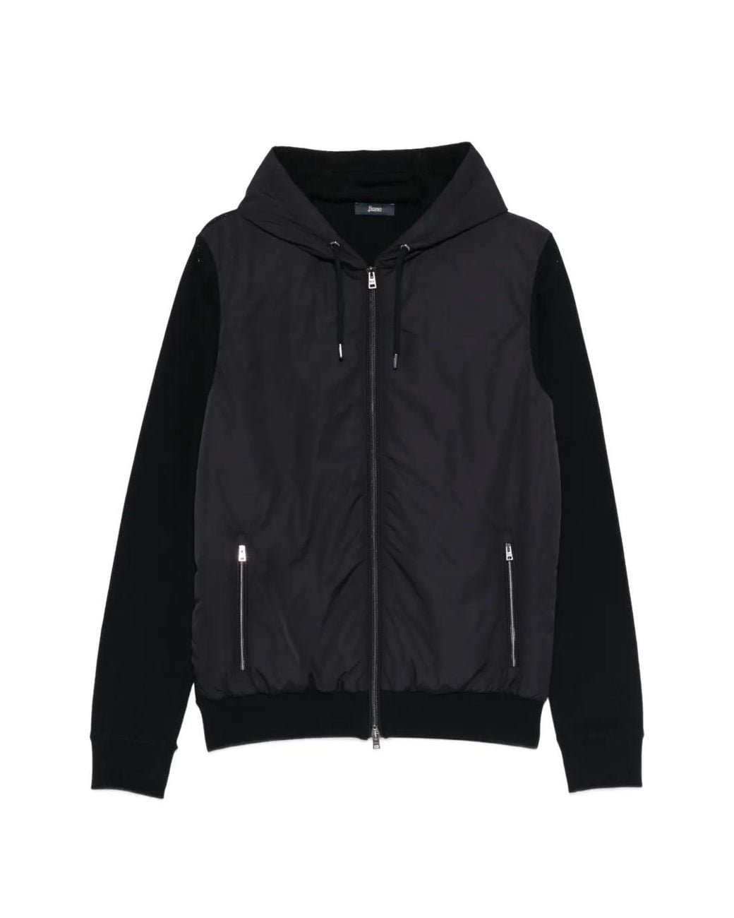 Herno Jack Met Capuchon En Rits in het Black voor heren