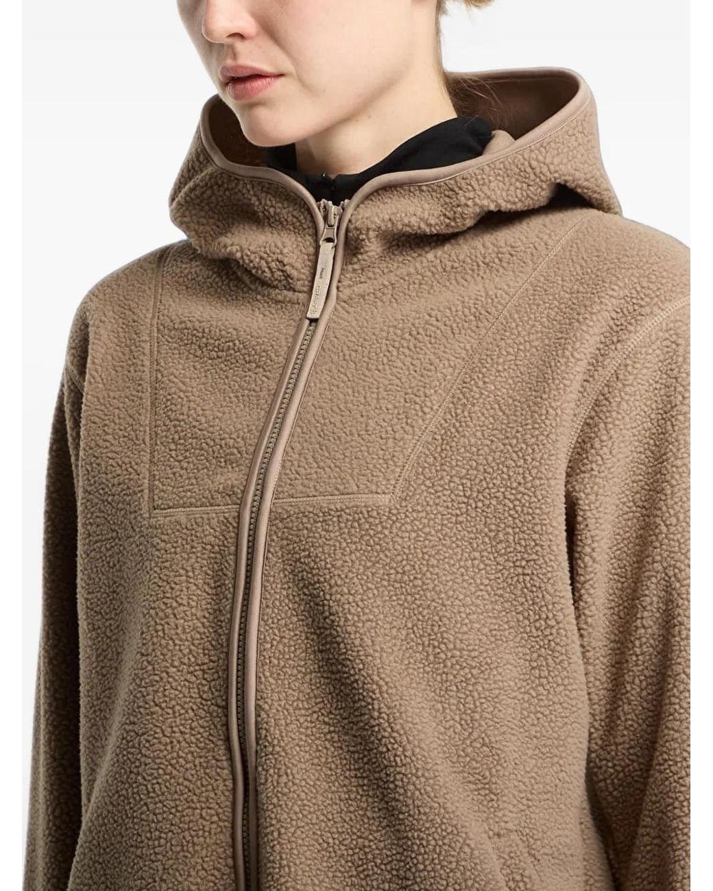 C.r.a.f.t Natural Hoodie En Polaire