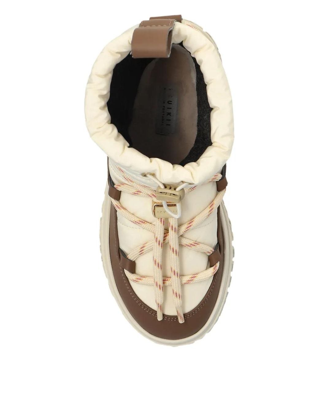 Inuikii Natural Technical Performance Quilted Lace-Up Snow Boots