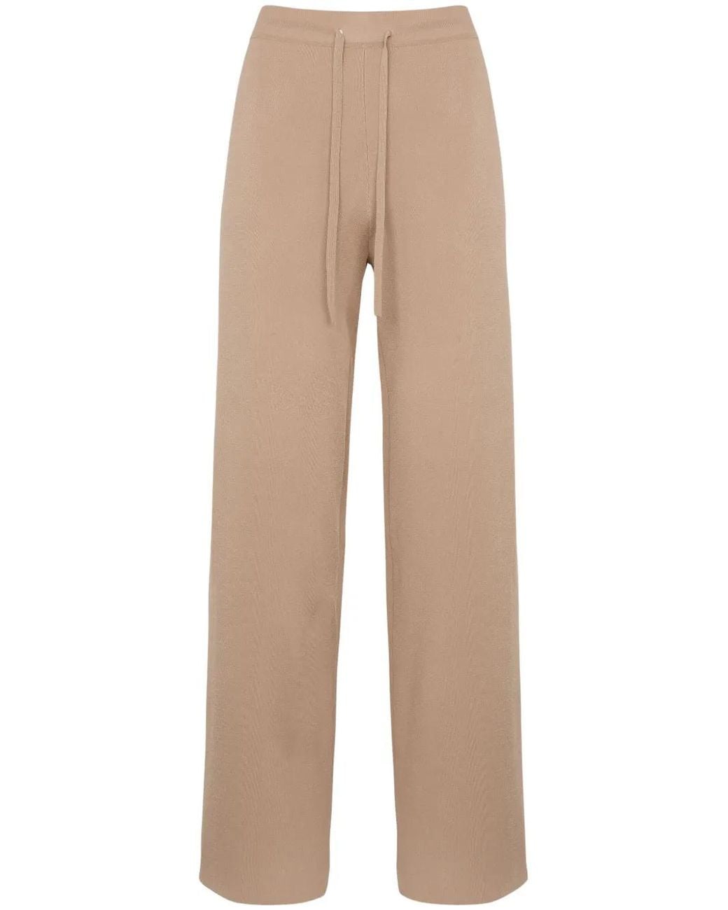 Yves Salomon Natural Knitted Trousers