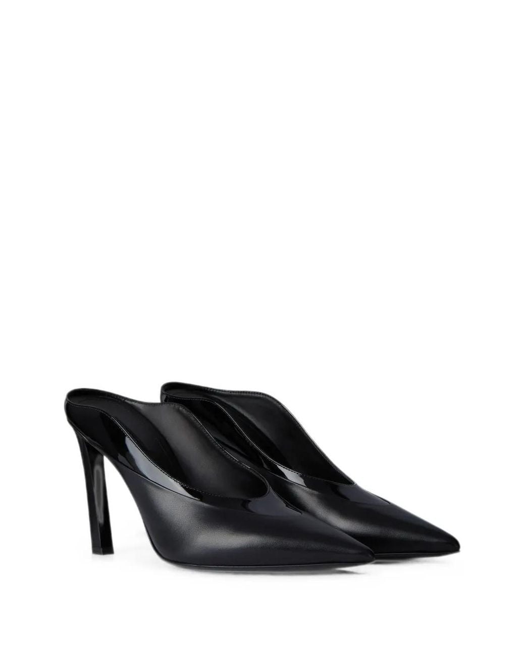 Givenchy Black Spiky Heeled Mules
