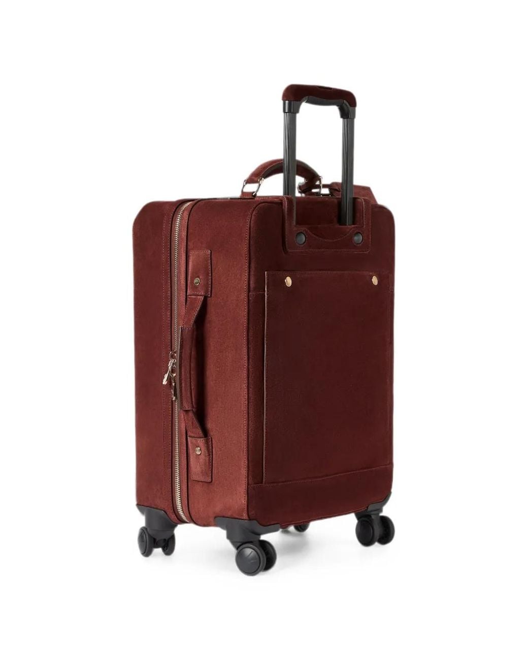 Brunello Cucinelli Red Suede Suitcase for men