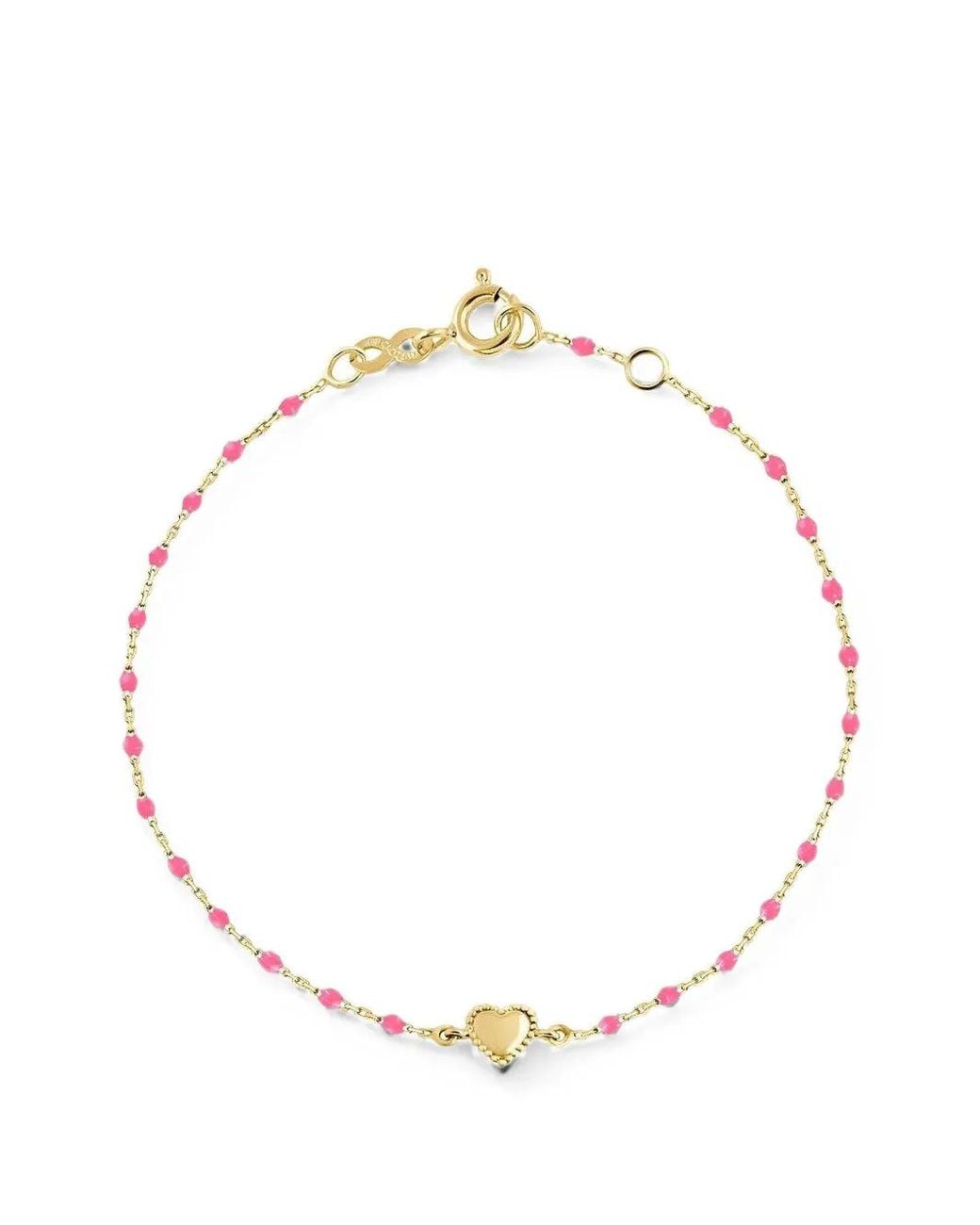 Gigi Clozeau Metallic Mini Gigi Heart-Pendant Bracelet