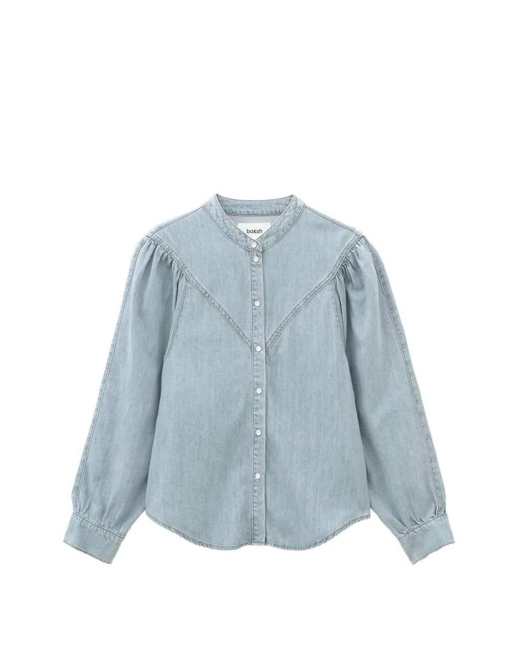 Ba&sh Blue Alino Denim Shirt