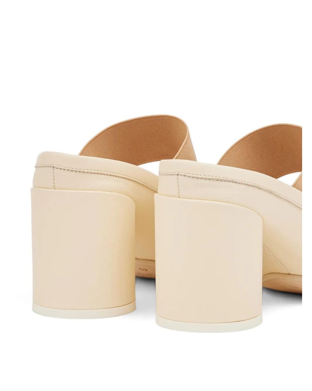 MM6 by Maison Margiela White Anatomic Numeric Sandals