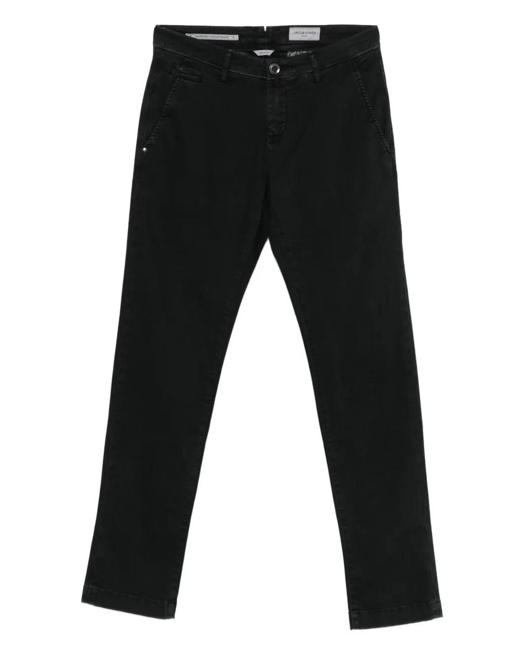 Jacob Cohen Black Bobby Comf Chino for men