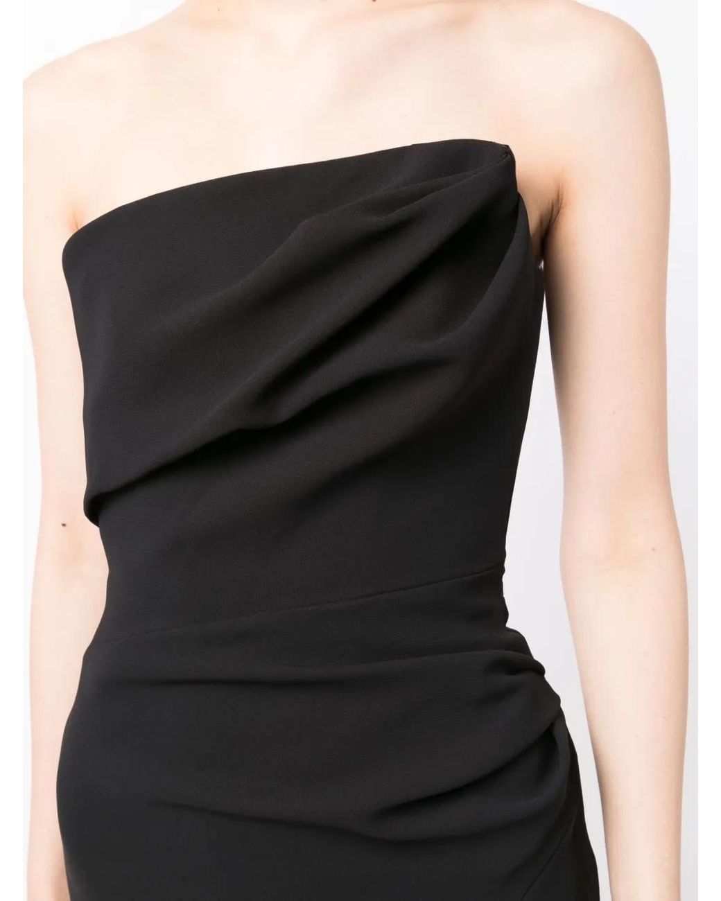 Maticevski Black Bandeau Pencil Dress
