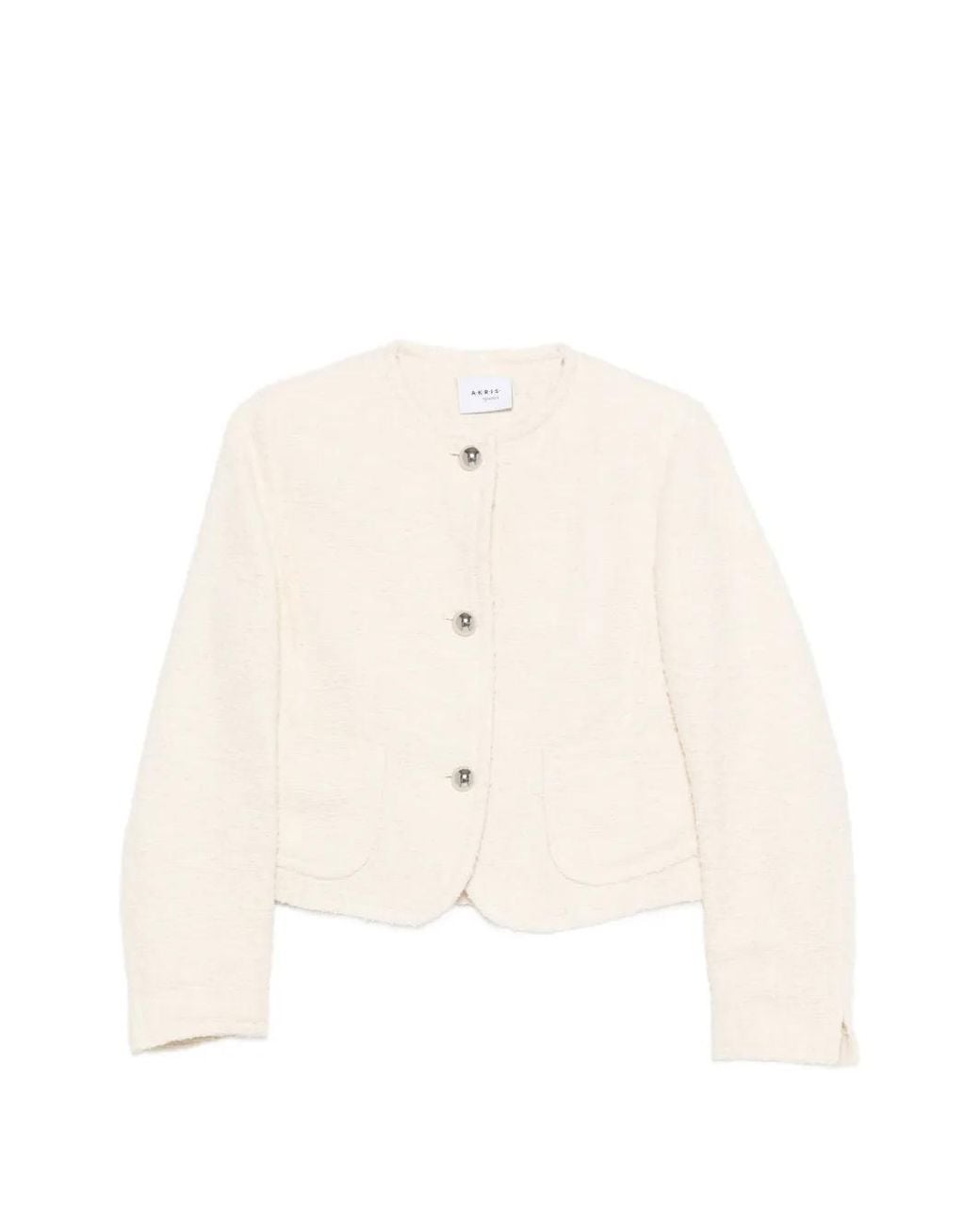 Akris Punto Natural Button Jacket