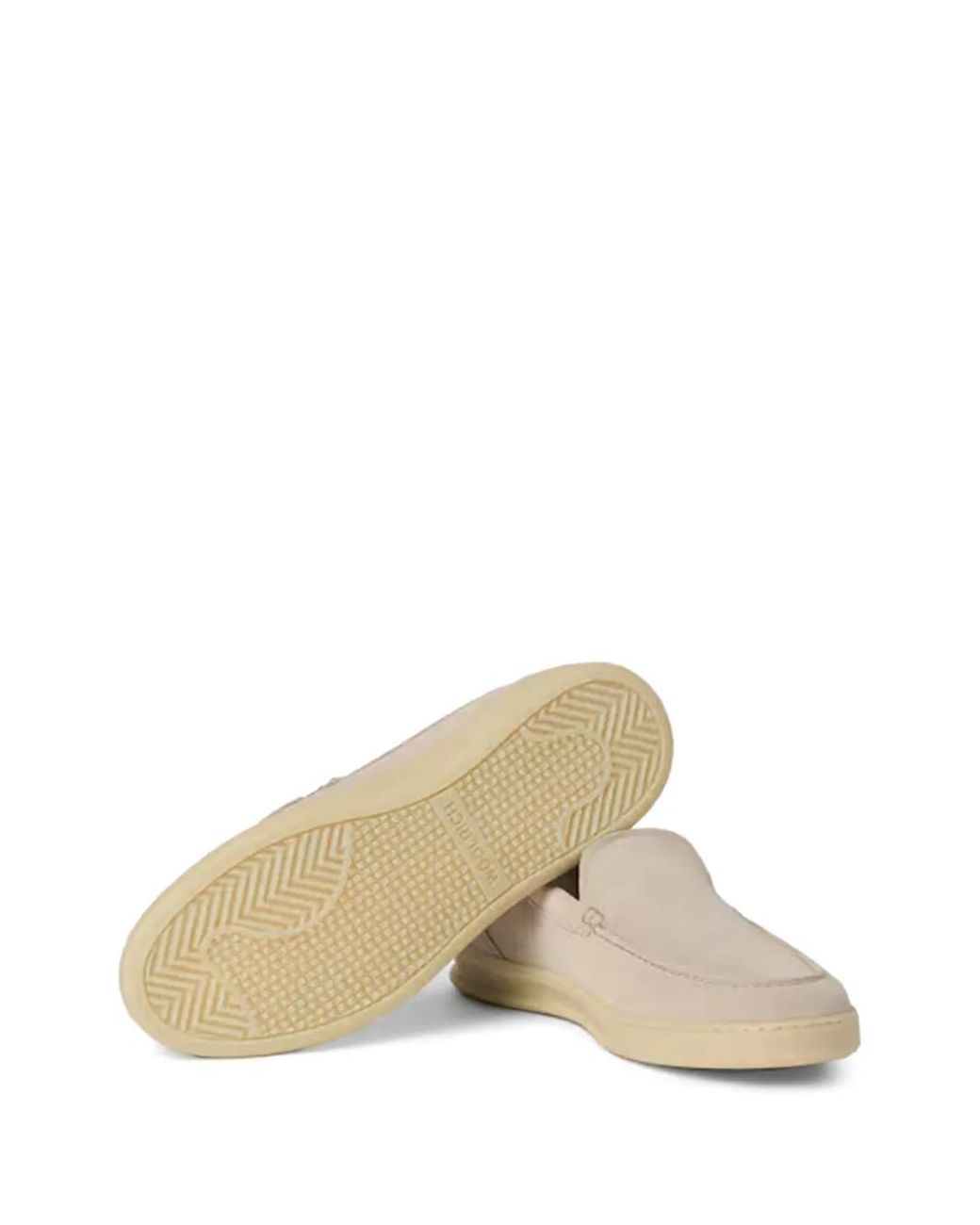 Woolrich Natural Mocassins En Daim for men