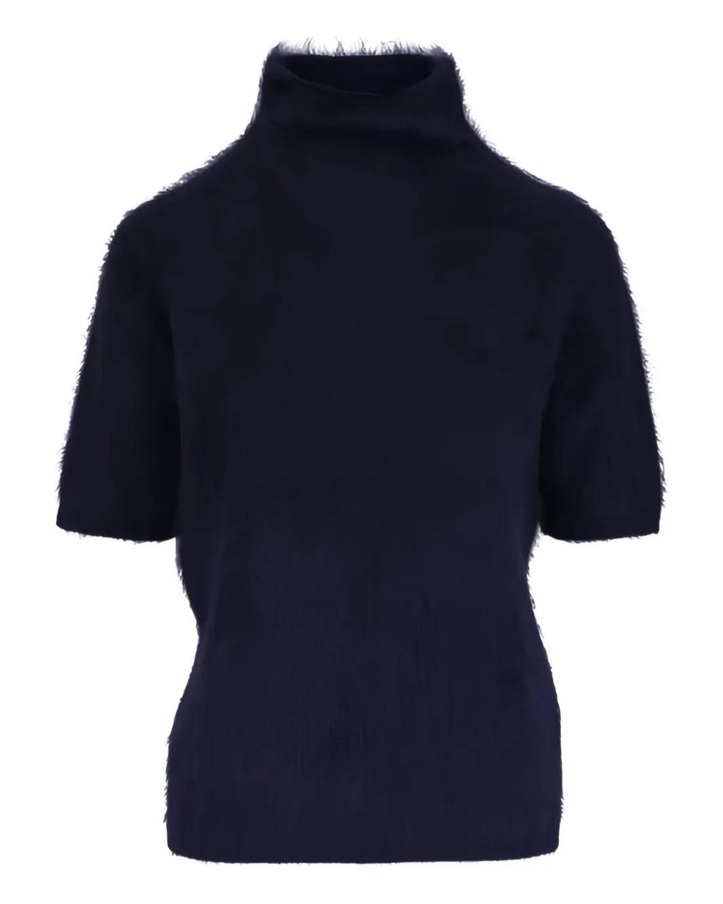 Lisa Yang Blue Short-Sleeve Sweater