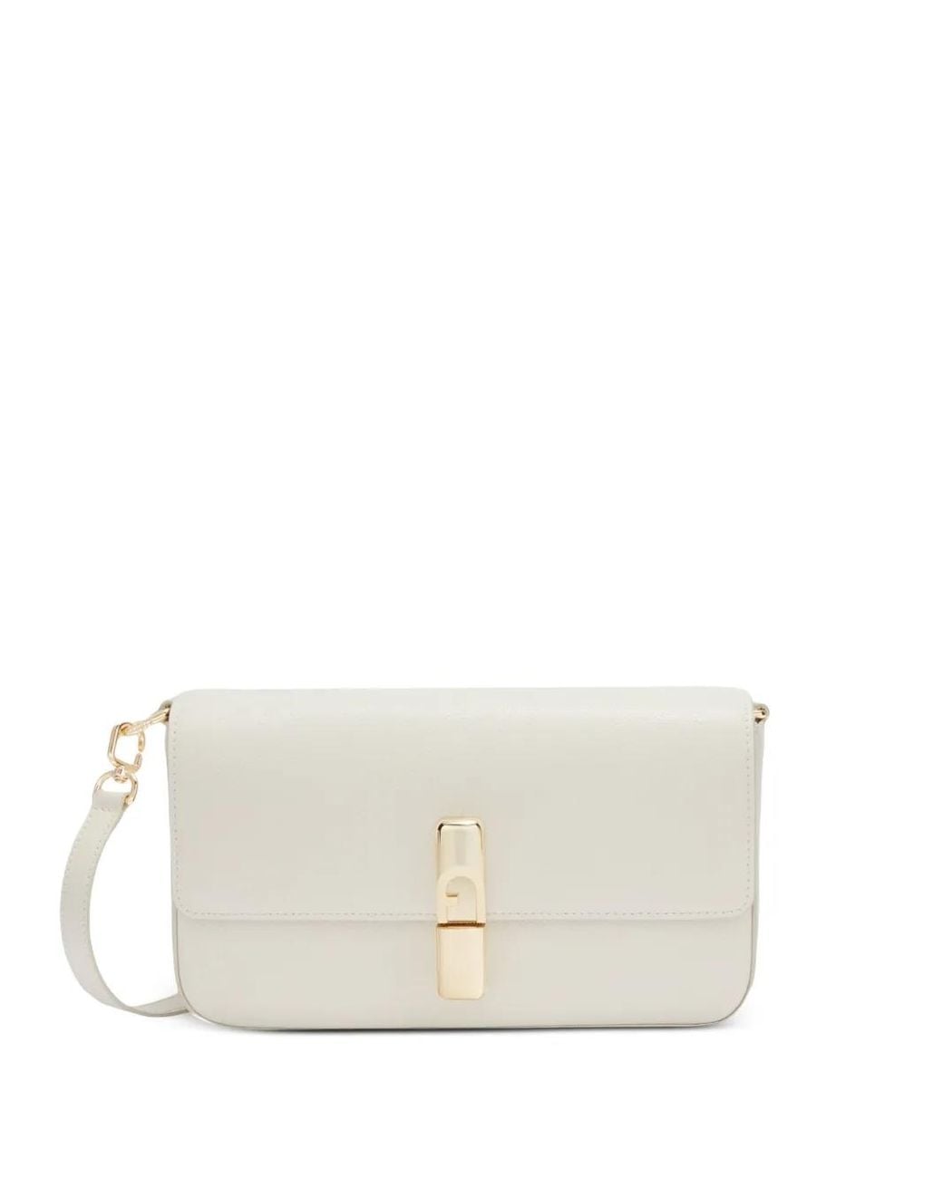 Furla White Iride Crossbody Bag S